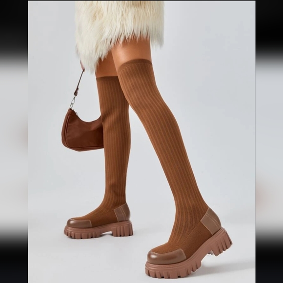 Cuccoo Everyday Collection Minimalist Slip-On Sock Boots 36 6.5 - Picture 10 of 16